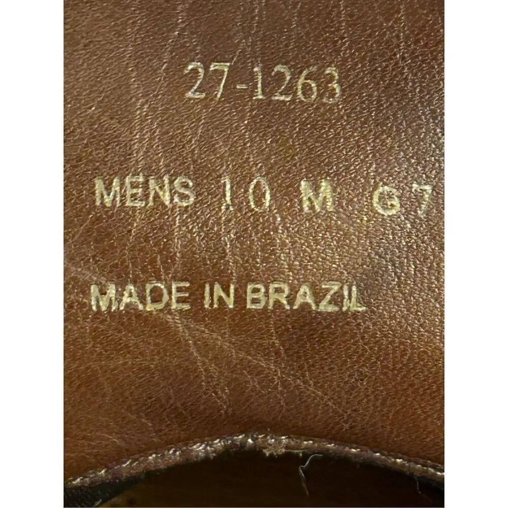 Johnson & Murphy J&M Est 1850 Men's Size 10M Brown Leather Chukka Boot